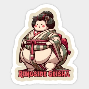 Sumo geisha Sticker